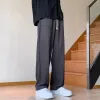Casual pants, men's summer new ice silk men's pants, men's straight pants, men's pants, American dress pants, sport pants, long pants Specification image